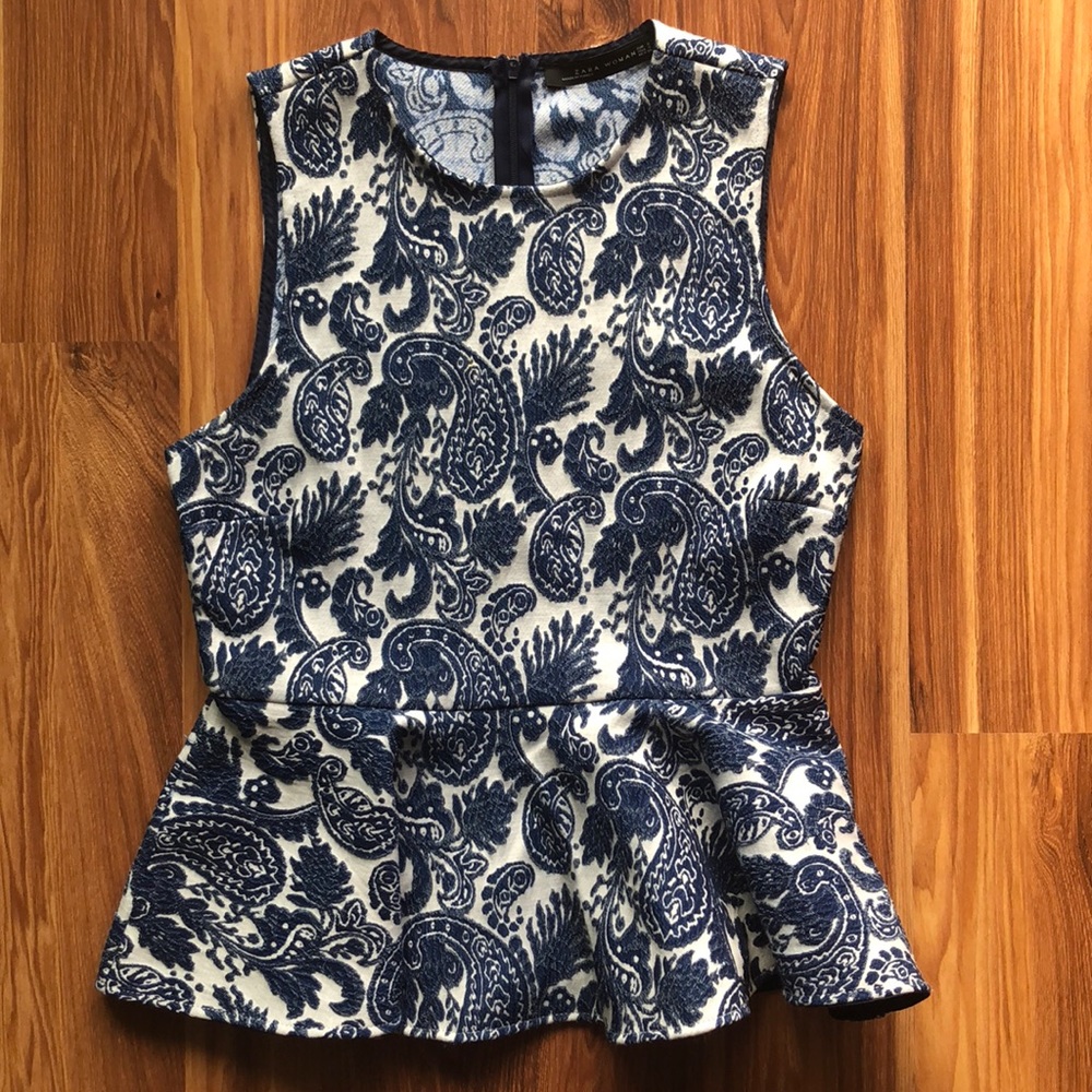 Zara Peplum Tank